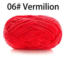 50 g/paquet, 60 m/paquet de fil à tricoter épais fait main (couleur aléatoire) pour tricoter des écharpes, crocheter des chaussures, des poupées et plus
