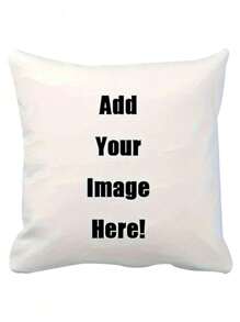 Customized Photo Printing DIY Pillowcase With 1pc, Personalized Single-Sided Printing Pillowcase, Suitable For Families, Children, Pets, And Friends. Very Suitable For Weddings, Holidays, Gatherings, Mother's Day, Father's Day, Thanksgiving, Living Room Sofas, Bedroom Decorative Cushion Covers, Universal Pillowcase Soft Customization, Unique And Personalized Ideal Gifts