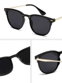 春季 1 件装时尚经典优雅女士时尚眼镜，适合街拍音乐节热带海滩度假时尚配饰，适合所有脸型