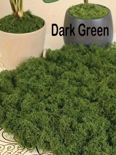 Artificial Fake Moss, DIY Simulation Moss Grass Micro Landscape Layout, Realistic Greenery -Pack,Green Plant Lawn Potted Plant Window Decoration Landscape Design, Valentine's Day, Gift