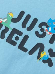 Balabala 儿童T恤男童短袖纯棉上衣2025新款 - 海洋藍 - 查看 4