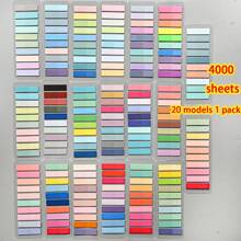 6400 szt., 32 style, 1 opakowanie - Vintage European Fluorescencyjne samoprzylepne notatki PET w różnych kolorach Morandi, pastelowych i retro - Przezroczyste zakładki indeksujące ułatwiające organizację, artykuły szkolne, powrót do szkoły