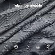 Fundas para sillas Pack de 6 fundas para sillas de comedor Removibles Y Lavables Fundas Decorativas de Sillas de Comedor Duradera Poliéster funda para sillas,para Comedor, Hotel, Comedor, Ceremonia - Gris Claro - Ver 11