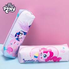 MY LITTLE PONY 1 Stück MY LITTLE PONY Mädchen Make-up Tasche, tragbare Aufbewahrungstasche, Federmäppchen, einfache Stiftetasche, Aufbewahrungstasche für Mädchen Grundschüler, Rückkehr zur Schule, Schulmaterial