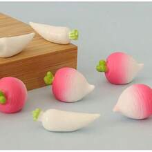 50 件/30 件/20 件/10 件/5 件迷你逼真蔬菜雕像，创意微型蔬菜，可用于娃娃屋装饰、微景观、微型超市道具、玩具食品道具、摄影道具 - 彩色 - 查看 8