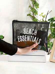 Strandutensilien Strandtasche, Strandtasche für Damen, Tragetasche für Strandaccessoires, geeignet für Hochzeit, Geburtstag, Urlaub, ein tolles Geschenk für Frauen, Mütter, Lehrer, Freunde, Brautjungfern, Studenten, große Tasche, Reisetasche für Urlaubsreisen