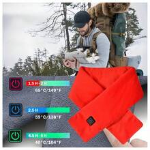 Sciarpa riscaldata con 3 opzioni di riscaldamento, cuscinetto riscaldante senza fili per il collo, cuscinetto riscaldante per il collo adatto per attività all'aperto - Multicolore - Visualizzare 8