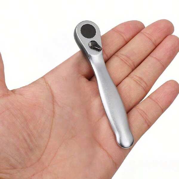 Mini Ratchet Wrench With Magnetic Socket Torque Wrench, 72 Teeth Quick Release 1/4" Drive Socket, Fast Wrench, Durable Chrome Vanadium Steel, Great Gift For Men