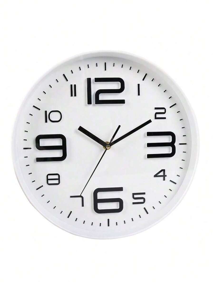 Reloj de Pared Relojes Minimalistas Modernos de 30x30cm, Reloj de Pared artístico for el hogar, Personalidad Creativa, Moda nórdica, gráficos de Pared del Dormitorio, Silencio Aula - Multicolor - Ver 1
