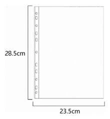 200 piezas protector hojas tamaño carta A4 para carpeta cubre hojas organización archivo oficina escuela trabajo resistente presentación clara material duradero fácil acceso - 200 pzas - Ver 7