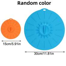 1-2 件/套硅胶弹力盖，可重复使用密封盖，适用于厨房、冰箱、烘焙、家用，耐热高达 446°F - 彩色 - 查看 19