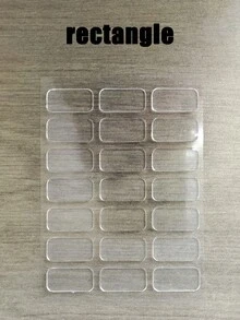 1pc Removable Double Sided Gel Glue Pads Action Figures Adhesive Mounting Dots Poster Wall Hanging Clear Sticky Glue Fixed Patch