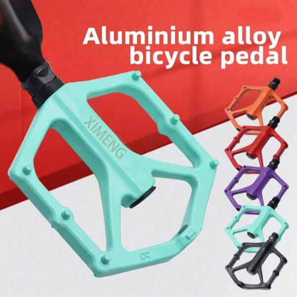 Fahrradpedale aus Aluminiumlegierung mit doppelten Kugellagern, rutschfeste Mountainbike-Pedale, leichtes Zubehör für Rennräder