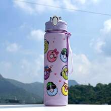 790ml Large Capacity Cup PC Material Kettle Leak-Proof Flip Lid Kettle With Handle - Multicolor - View 7