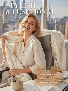 1pc Custom Photos Blanket To My Sister Personalized Photo Blanket, Gift For Sister, To My Sister Blanket Custom Gift For Office,Gifts For Sister, Sister To Sister Photo Blanket Unique Gift For Birthdays, Festivals - Multicolor - View 6