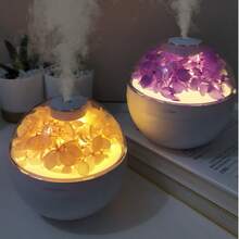 1pc Eternal Flower Humidifier, Quiet Bedroom Fragrance Diffuser & Nightlight, Desktop Small Moisturizing Mist Maker For Home