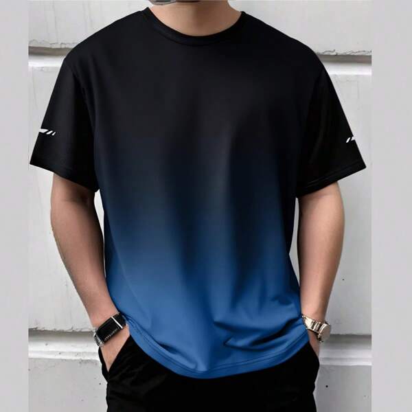 Men's Outdoor Quick-Dry Breathable Moisture-Wicking Casual Short Sleeve T-Shirt