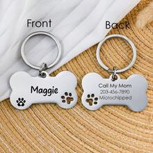 Laser Engraved Double Sided Dog Tag, Dog ID Tag, Dog Name Tag, Custom Dog Tag, Personalized Dog Tag, Stainless Dog Tag Personalized For Dogs