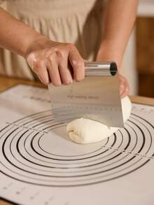 Cirelle 1pc Stainless Steel Noodle Cutter, Household Scraper, Cake Flour Rice Roll Cutter With Scale, Baking Tool, Scraper (Slight Surface Scratches Are A Normal Phenomenon And Do Not Affect The Use Of The Product)