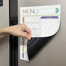 Magnetic Erasable Whiteboard Fridge Sticker - Weekly Planner And Organizer, Includes Grocery List, Meal Plan And Kitchen Fridge To-Do Section - Multicolor - View 6