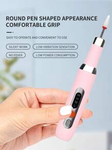 Máquina de taladro para uñas profesional inalámbrica, cortador eléctrico de manicura para reparación de uñas, diseñada para remover gel, para uso en salones y herramientas para uñas