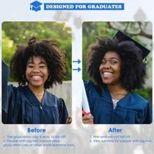 1pc Graduation Cap Headband Holder Inserted, For Holding Graduation Cap On Head, Fixing Cap And Hairstyle, 2025 Graduation Gift Accessories, Without Cap