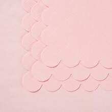 20pcs Simple Pink Floral Napkins, Disposable