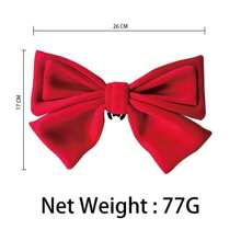 1pc Detachable Bowknot Motorcycle Helmet Decoration, Delicate Cute Girl Style Accessory For Bike Cycling