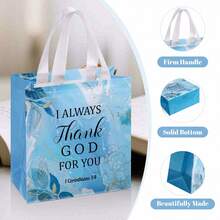 16/40pcs,Gift Packaging Bags With Beautiful Blessing Words, Bible Gift Packaging Bags, Gift Bags With Handles, Colorful Gift Bags, Suitable For Gift Packaging Bags, Birthdays, Weddings, Shopping Bags, Gift Bags, Craft Gift Bags, Party Gifts, Birthday Accessories, Gift Party Gifts, Party Supplies - 彩色 - 查看 7