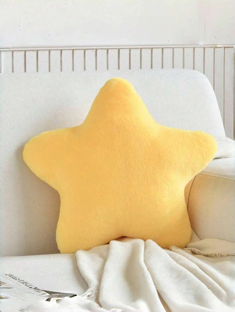 Star Plush Seat Cushion Throw Pillow, Cute Decorative Pillow, Suitable As Mother's Day Or Valentine's Day Gift, Bedroom Decor