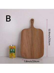 1 Pc Rosewood Cutting Board - Wooden Kitchen Tray, Stylish Long Handle, Solid Wood, For Meat, Cheese, Bread, Vegetables And Fruits - Charcuterie Board Cheese Serving Platter, Perfect For Gourmet Slicing And Display, Essential For Modern Farmhouse Kitchen. Mother's Day Gift, Wedding Kitchenware. Christmas Gift.