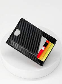 KAIDUCH Sleek Men's Slim RFID-Blocking Faux Leather Wallet - Multi-Slot Durable Card Holder With Plaid Detail For Men Wallet Mini Wallet Purse Wallet Wristlet Wallet Money Wallet Card Wallet