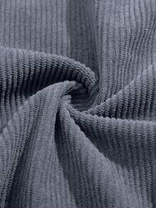 Grüne Cord Loose Straight-Leg Shorts für Herren, sommerliche bedruckte Streetwear Lässig Cargohose - Hellgrau - Übersicht 8