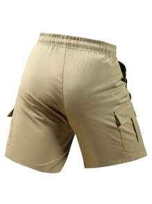 Workwear Shorts For Men: Thin And Loose-Fit American-Style Casual Pants With Big Pockets, Bermuda Shorts For Men's Streetwear