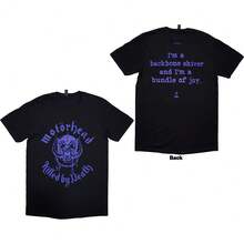 Motorhead | Official Band T-Shirt | Killed By Death Lyric (Back Print) - 48-Hour Fast Shipping! 