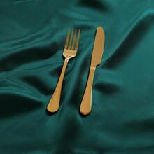 10/20/30pcs Olive Green Satin Napkins, 18*18 Inch Square Table Napkin, Silky Soft & Smooth, Suitable For Restaurant, Wedding, Banquet, Party Decor - Multicolor - View 5
