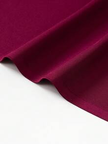 Traceless Knitted High-Elastic Iron-Free Men's Shirt Long-Sleeved Plain Top Stretch Ice Silk Business Casual High-End Men's Shirt Material 88% Polyester 12% Spandex Fabric Gram Weight 160g Single-Piece Pack - 酒紅色 - 查看 11