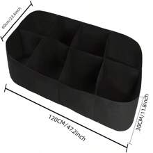 4/8 rejillas Bolsas de cultivo de vegetales: diseño de divididor de espacio grande, material de fieltro no tejido, duradero, adecuado para jardín, balcón, azotea, patio, patio trasero, bolsas para vegetales y frutas