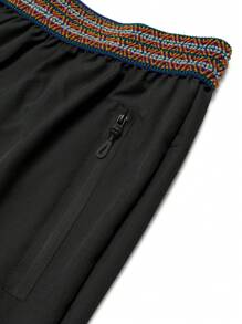 Men's Summer Elastic Waist Outdoor Sports Shorts With Towel Loop