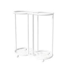 1 pieza Dispensador de vasos de papel desechables multifunción, soporte para vasos de enfriador de agua, estante para vasos de escritorio sin perforación, soporte para vasos de fácil almacenamiento, portavasos creativo, higiénico, ordenado, esencial para reuniones familiares, fiestas y eventos, color dorado de alta gama