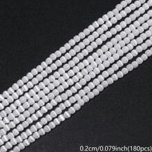180pcs/Strand 2mm Glass Cat Eye Beads Mini Round Loose Spacer Bead For Earrings Bracelet Necklace Jewelry Making Accessories