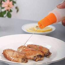 1 Stück Silikon Pinsel, geeignet für Heißluftfritteuse, Grill, hitzebeständige Ölflasche zum Kochen