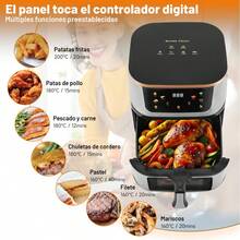 Freidora De Aire 13.5 L Inteligente Multifunciona 2200w - Tipo de Enchufe A USA (110-127V) - Ver 5