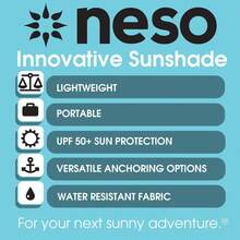 Tents Grande Beach Tent, 2.1 M(7ft) Tall, 2.7m(9ft) X 2.7m(9ft), Reinforced Corners And Cooler Pocket - Seafoam - View 3