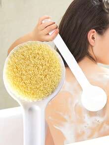 Long Handle Bath Brush, With Exfoliating Scrub Brush, Suitable For Body And Back - Massage And Exfoliate In The Bathroom