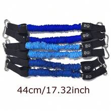 Ankle Resistance Bands Kit - Enhance Leg And Butt Workout With Adjustable Cuffs, Natural Latex Material Effective Training With 2 Padded Ankle Attachments Gym Accessories - Blue - View 4