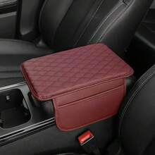 Copri console centrale per auto in pelle, cuscino poggiabraccio con 2 tasche portaoggetti, accessorio universale per bracciolo sedile auto, imbottitura protettiva per interni auto adatta alla maggior parte dei veicoli