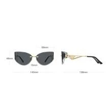 New Frameless Butterfly Fashion Glasses Female Exquisite Fashion Fashion Glasses Men's Fashion Glasses Women's Fashion Glasses