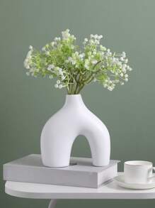 1 pièce Vase debout en résine, création créative minimaliste abstraite irrégulière, style Ins pour la décoration de la maison. Vase pour fleurs fraîches/sèches, pour le salon, la chambre à coucher, le bureau. Accessoire décoratif (plantes non incluses)