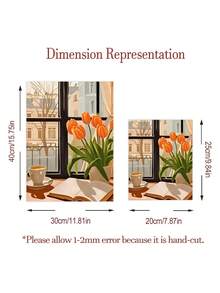 6 Pieces Patisserie Store Wall Arts Coffee Hanging Pictures Croissant Canvas Posters Afternoon Tea Print Picture Dessert Shop Wall Decor For Kitchen Decoration Store Opening Gift No Frame